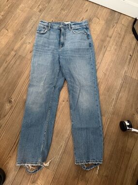 Abercrombie & Fitch Light Blue Straight Leg Jeans